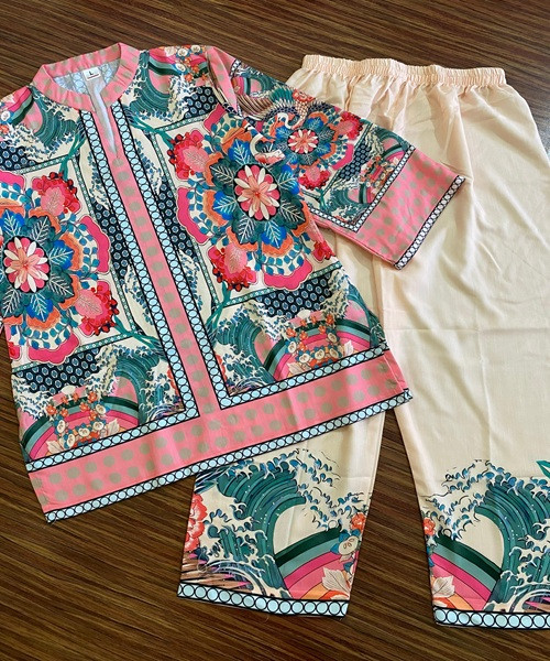 Printed Glazed Cotton Co-Ord