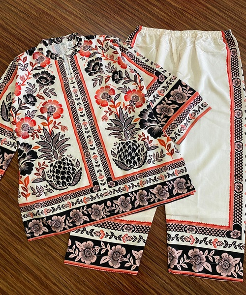 Glazed Cotton Co-Ord Black
